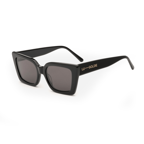 Lucia / Black Acetate & Grey Lens - Shade Files